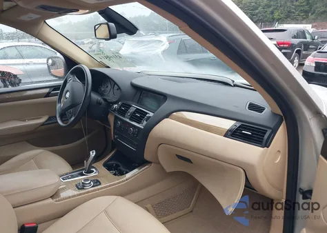 2012 BMW X3 xDrive28I z USA, uszkodzony, nr VIN 5UXWX5C57CL721279